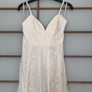 NWT BCBG lace long dress.